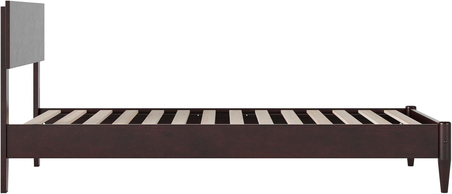 AFI Aria Queen Modern Solid Wood Low Profile Platform Bed, Espresso