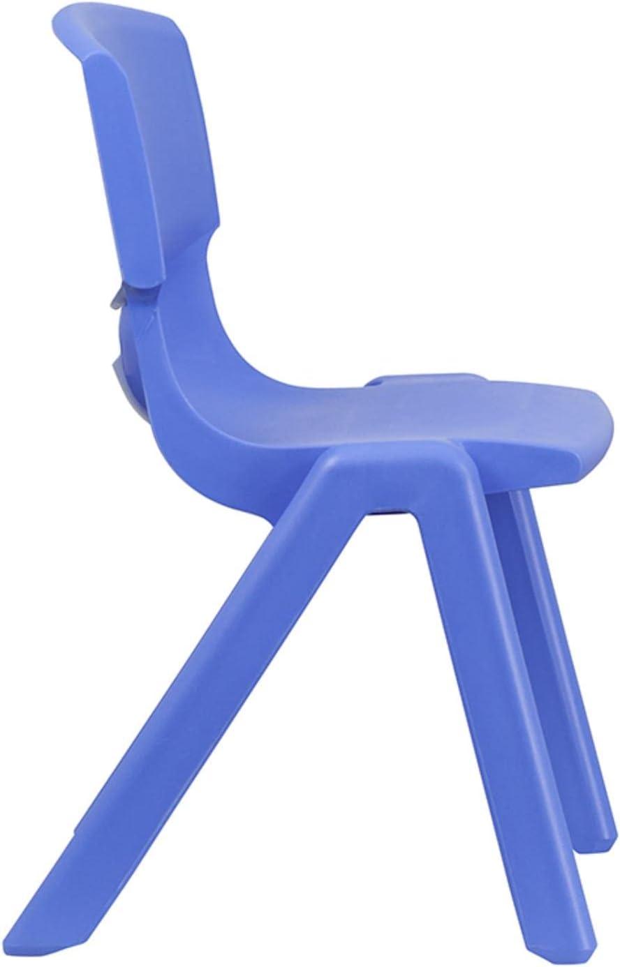 Bright Blue Lightweight Stackable School Chair for Kids