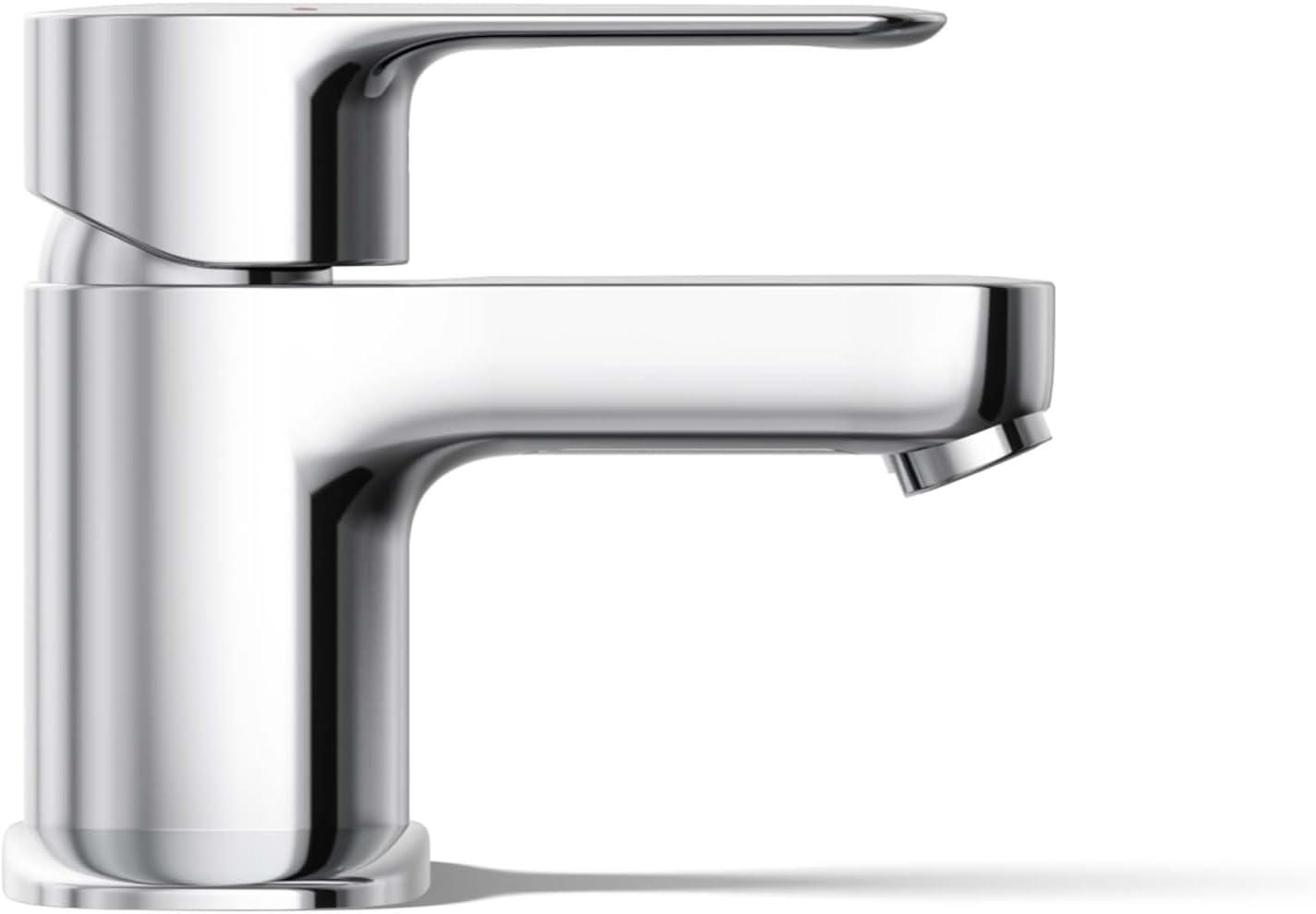 July Single-Handle Bathroom Sink Faucet with Escutcheon