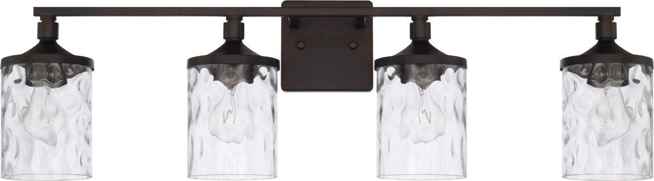Capital Lighting 128841-451 Colton 4 Light 34" Wide Bathroom Vanity Light - Bronze