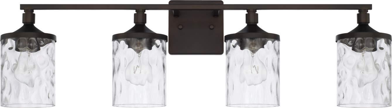 Capital Lighting 128841-451 Colton 4 Light 34" Wide Bathroom Vanity Light - Bronze