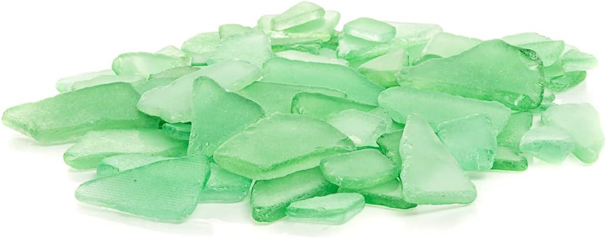 Mint Green Recyclable Sea Glass Table Scatter for Crafting