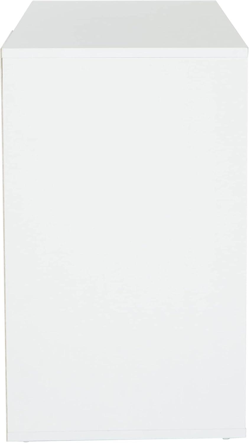 Ravel 40"W Desk in Engineered Wood White Finish by OSP Home Furnishings