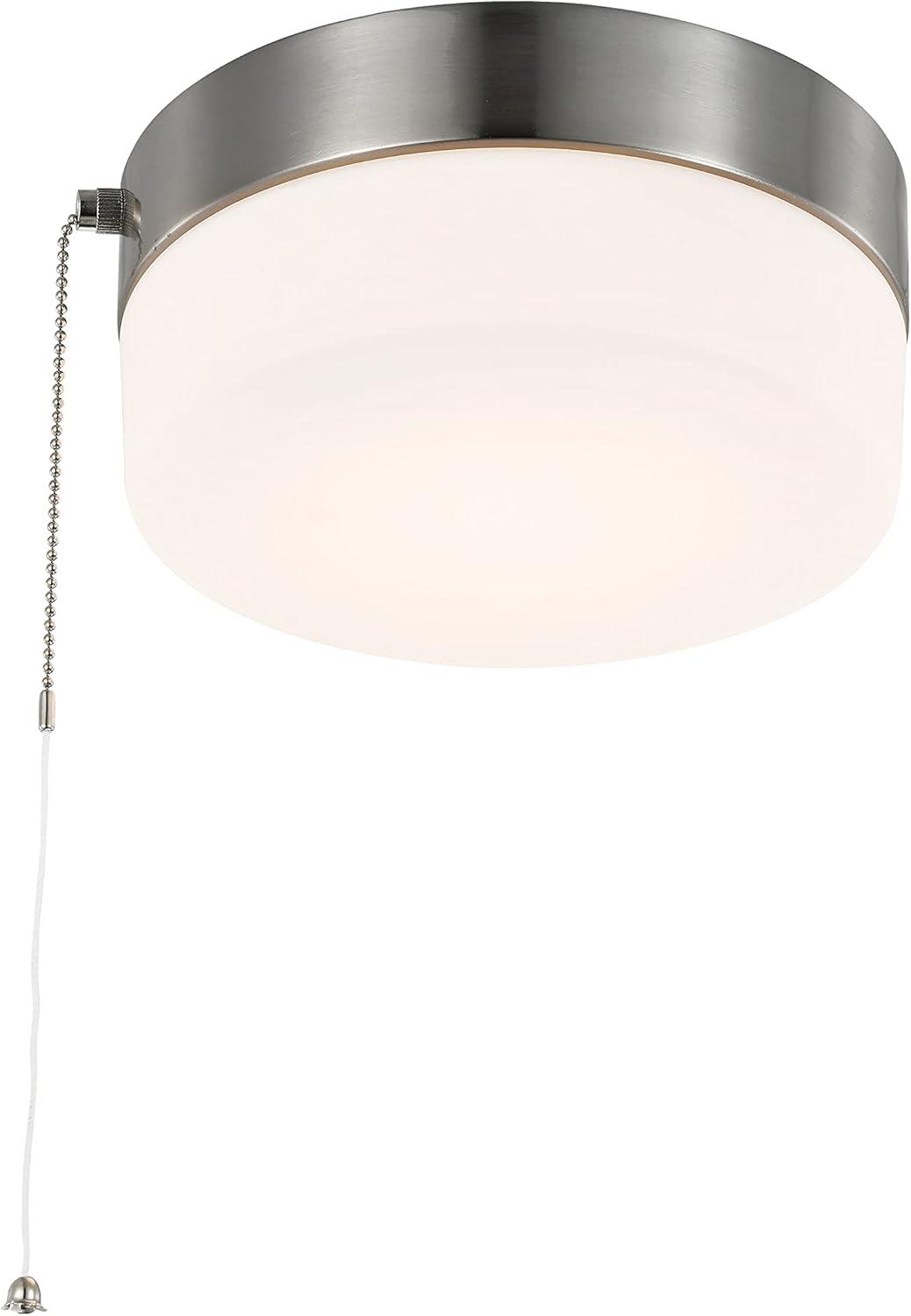 Nuvo Lighting 62/1566 Basic 8" Wide Led Flush Mount Ceiling Fixture - Nickel