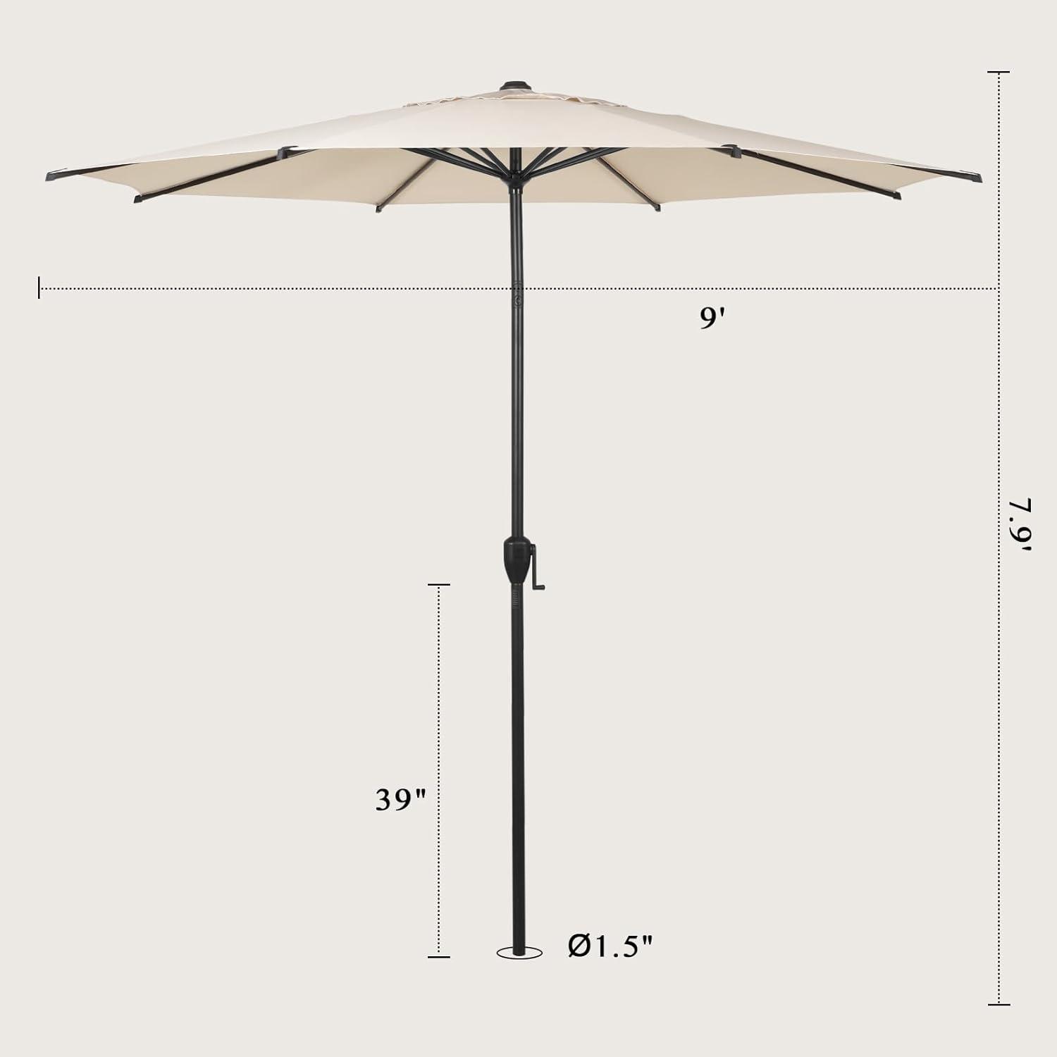 Lyon 108" Market Umbrella