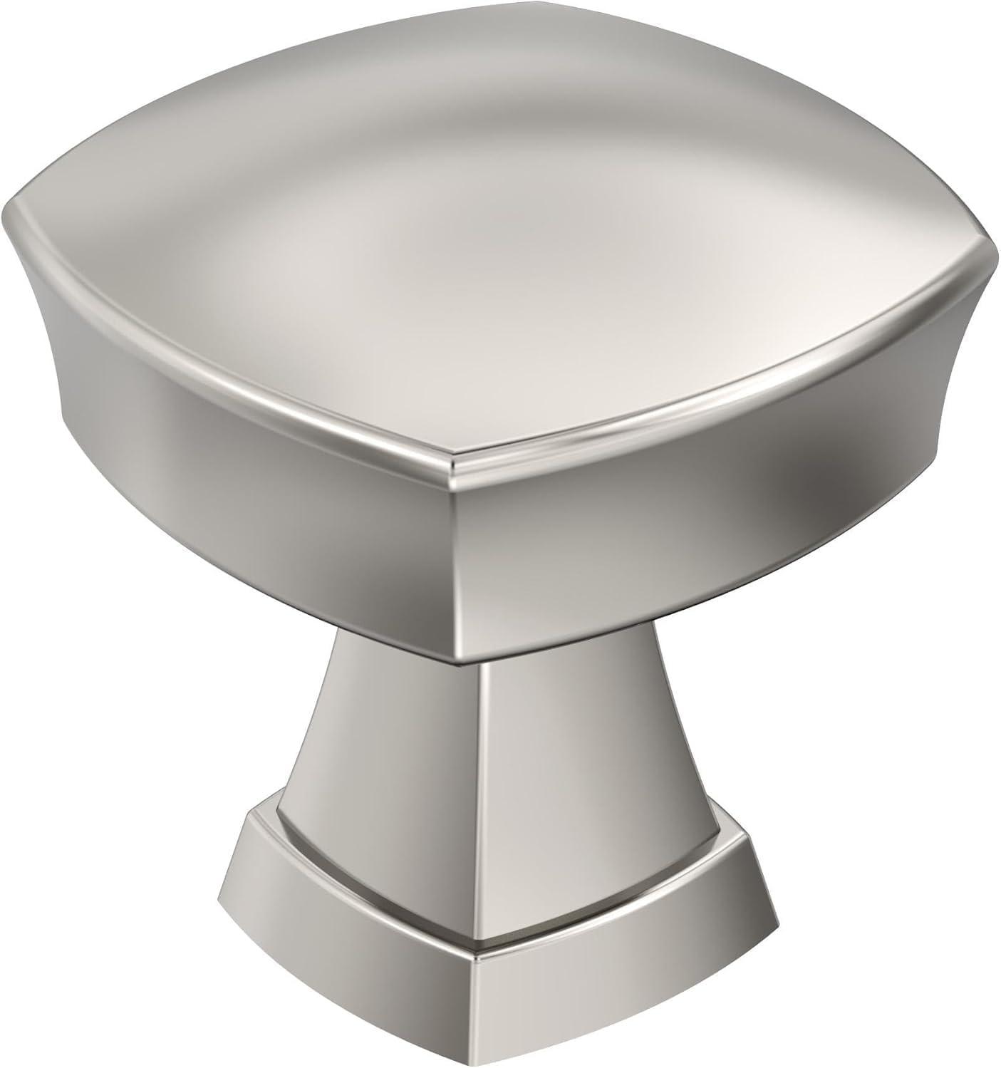 Amerock Stature 1-1/4 inch (32mm) Length Polished Nickel Cabinet Knob