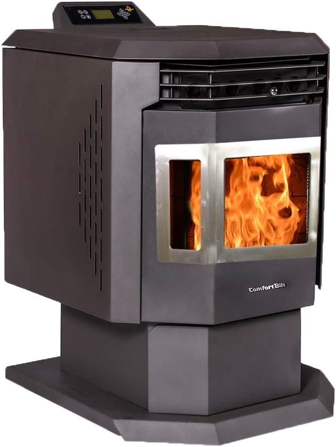 ComfortBilt Pellet Stoves HP21-Black-SS Pellet Stove