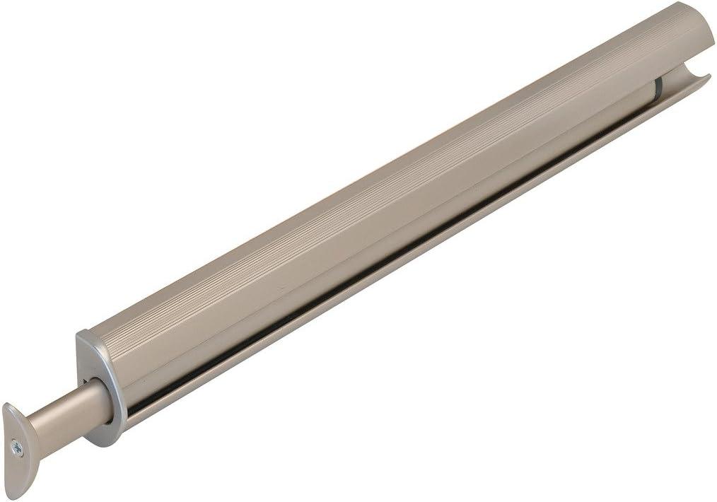 Matte Nickel Telescoping Closet Valet Rod, 11 3/4 Inch