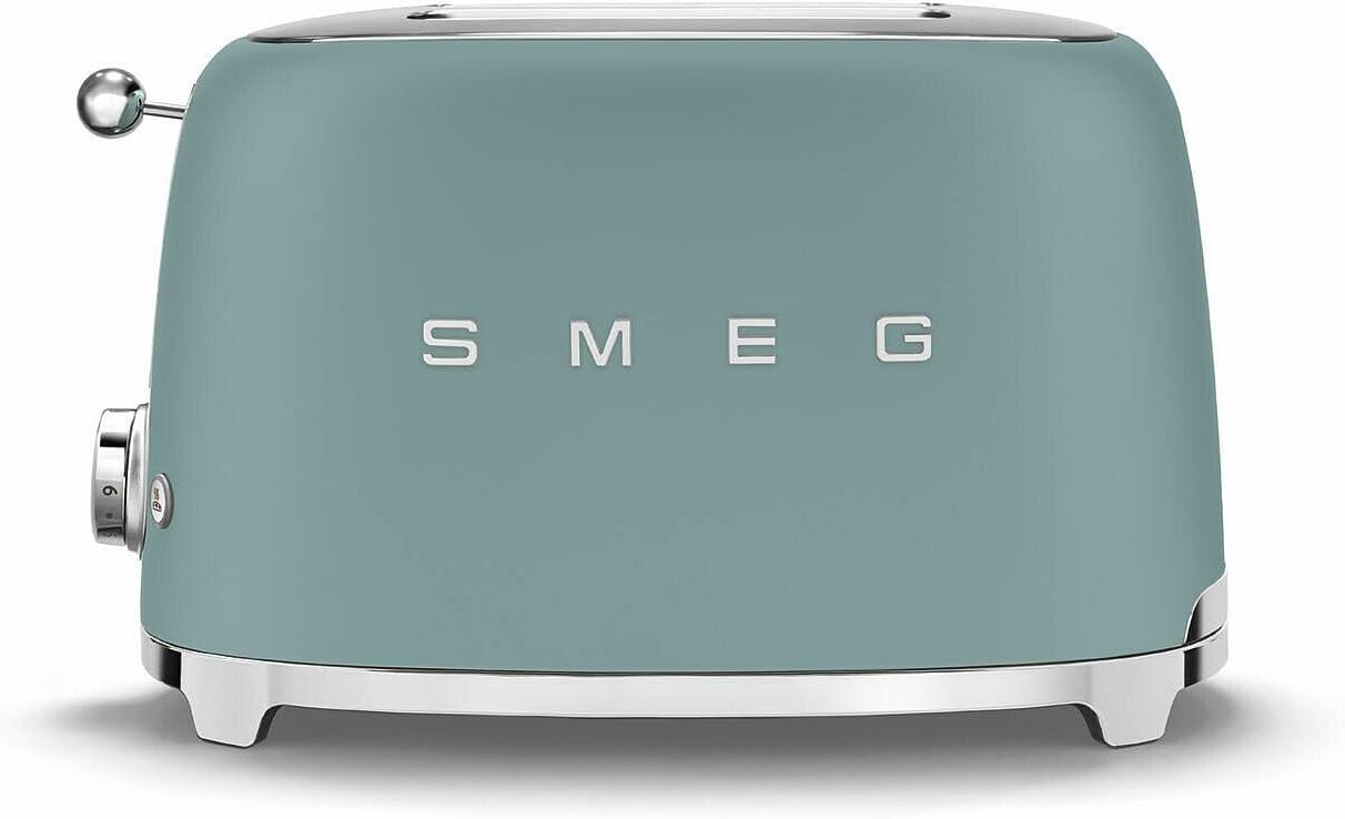 SMEG Matte Jade Green 2-Slice Retro Toaster