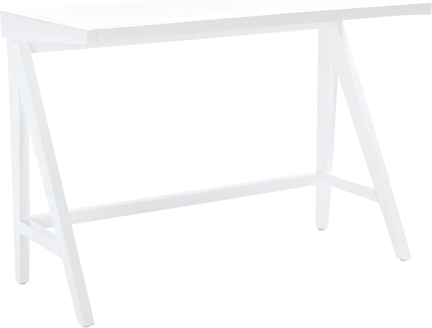 SAFAVIEH Ripley Solid Classic Modern Glam Writing Desk, White