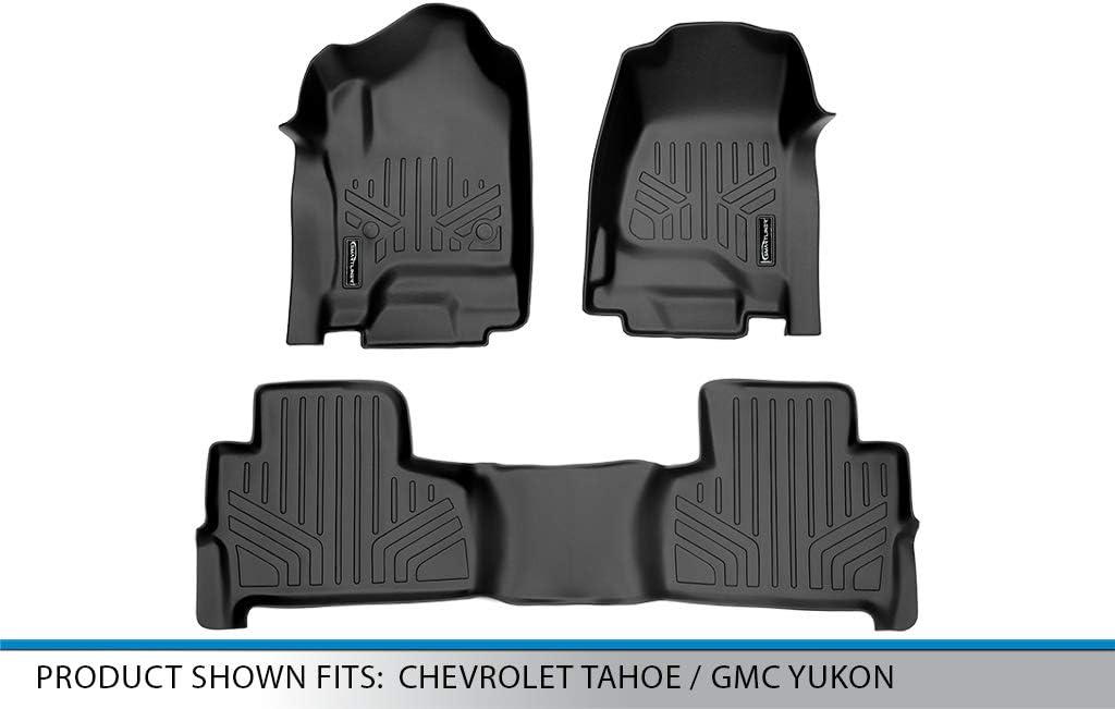Floor Mat Set 2 - Compatible with 2015 - 2020 Chevy Tahoe 2016 2017 2018 2019
