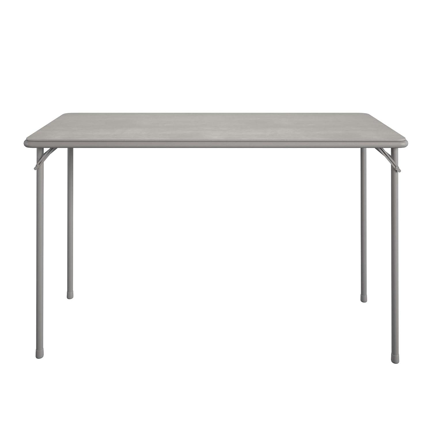 COSCO 20" x 48" Vinyl Top Serving Folding Table