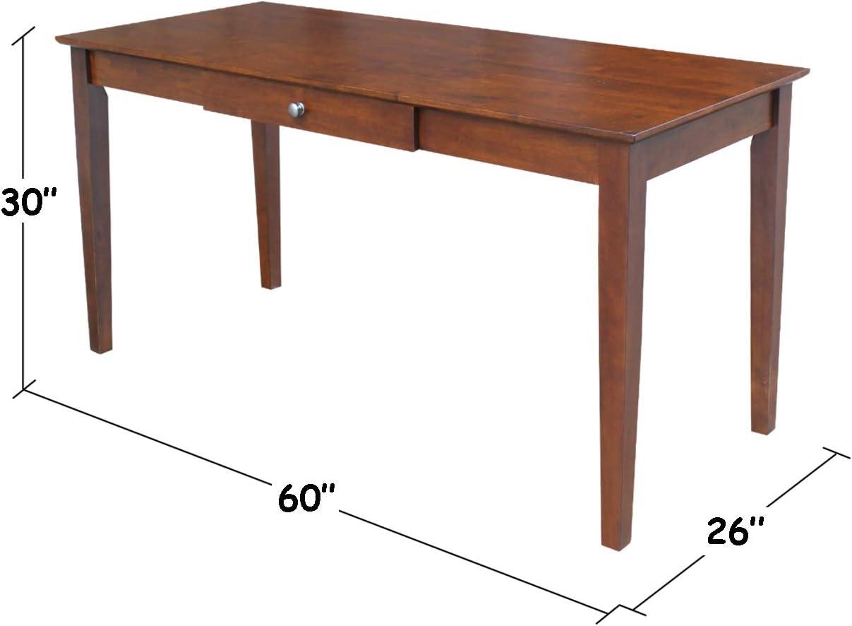 International Concepts Desk With Drawer - Larger Size And Chair