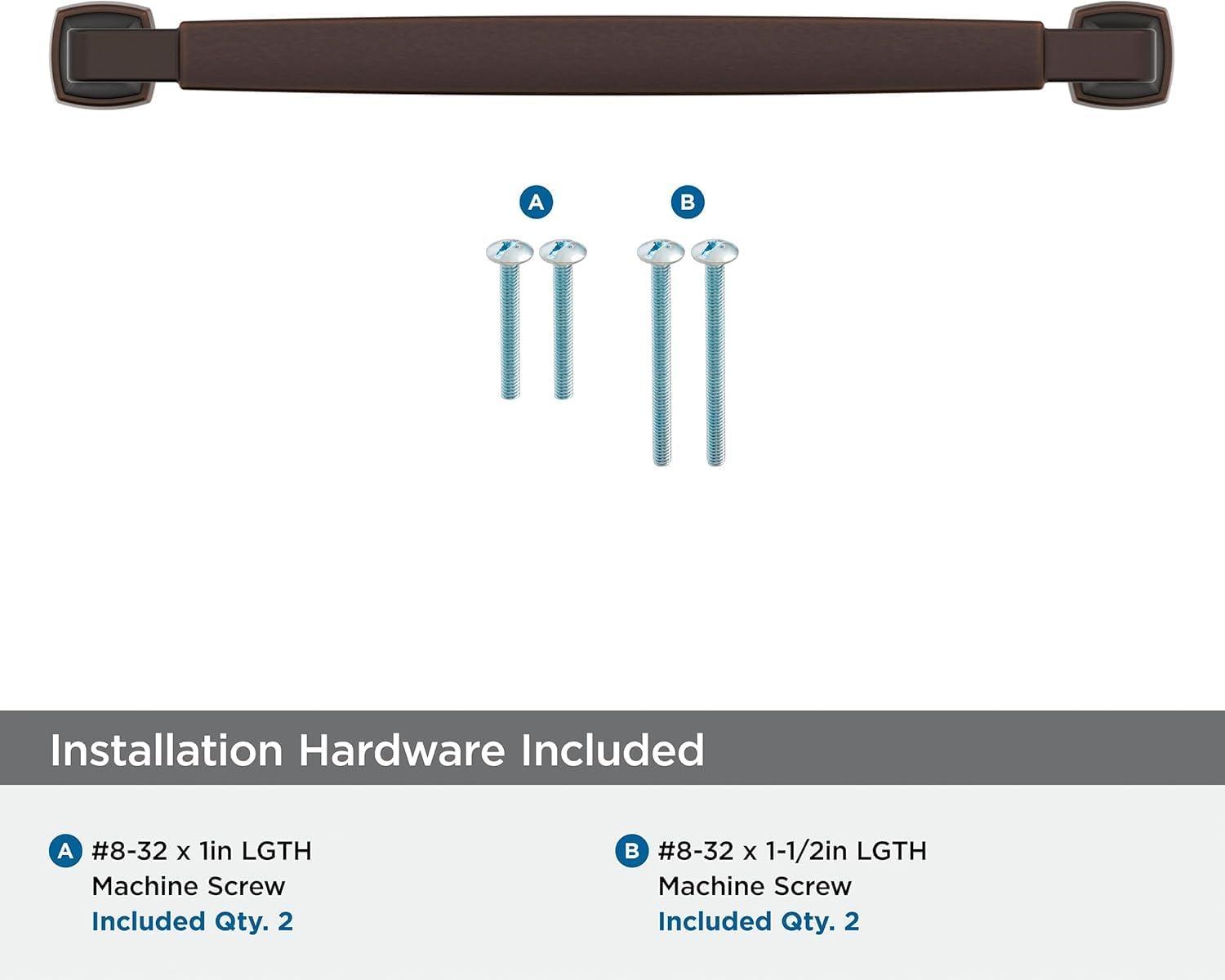 Amerock Stature 7-9/16 inch (192mm) Center-to-Center Oil-Rubbed Bronze Cabinet Pull