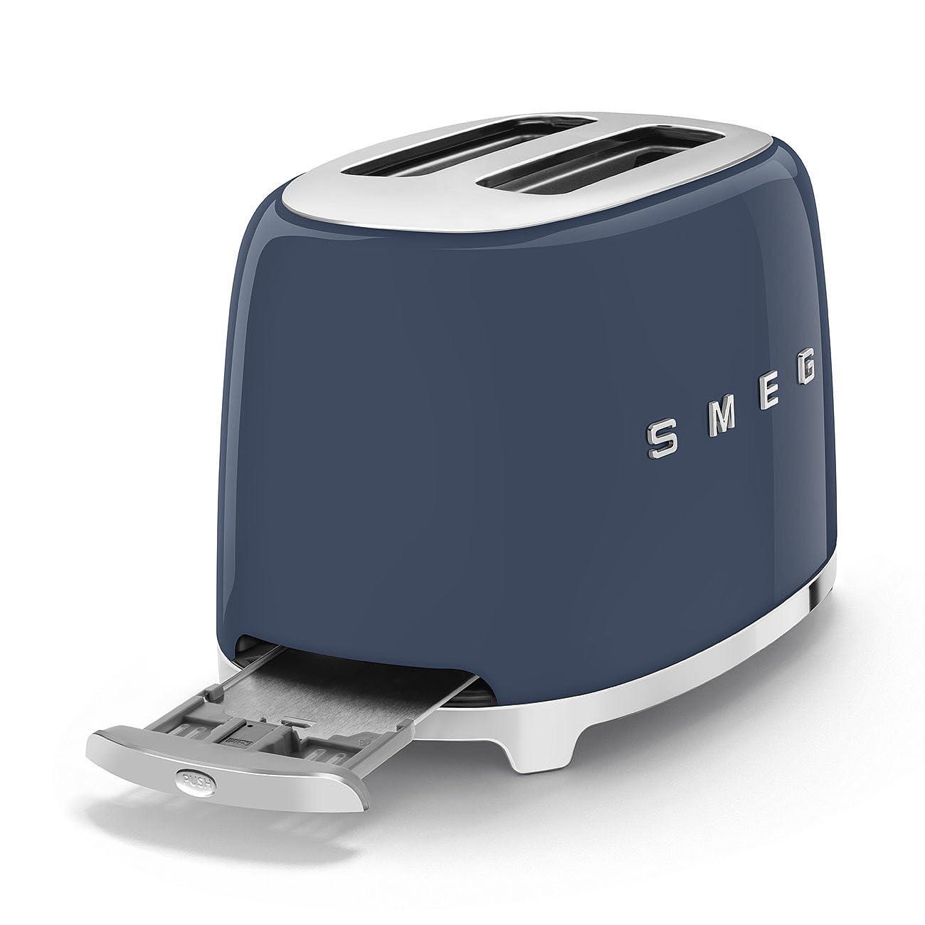 SMEG Navy 2-Slice Retro Toaster