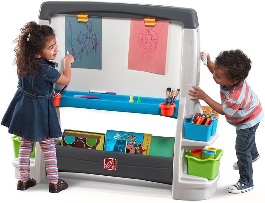 Step2 Jumbo Double-Sided Plastic Toddler Art Easel