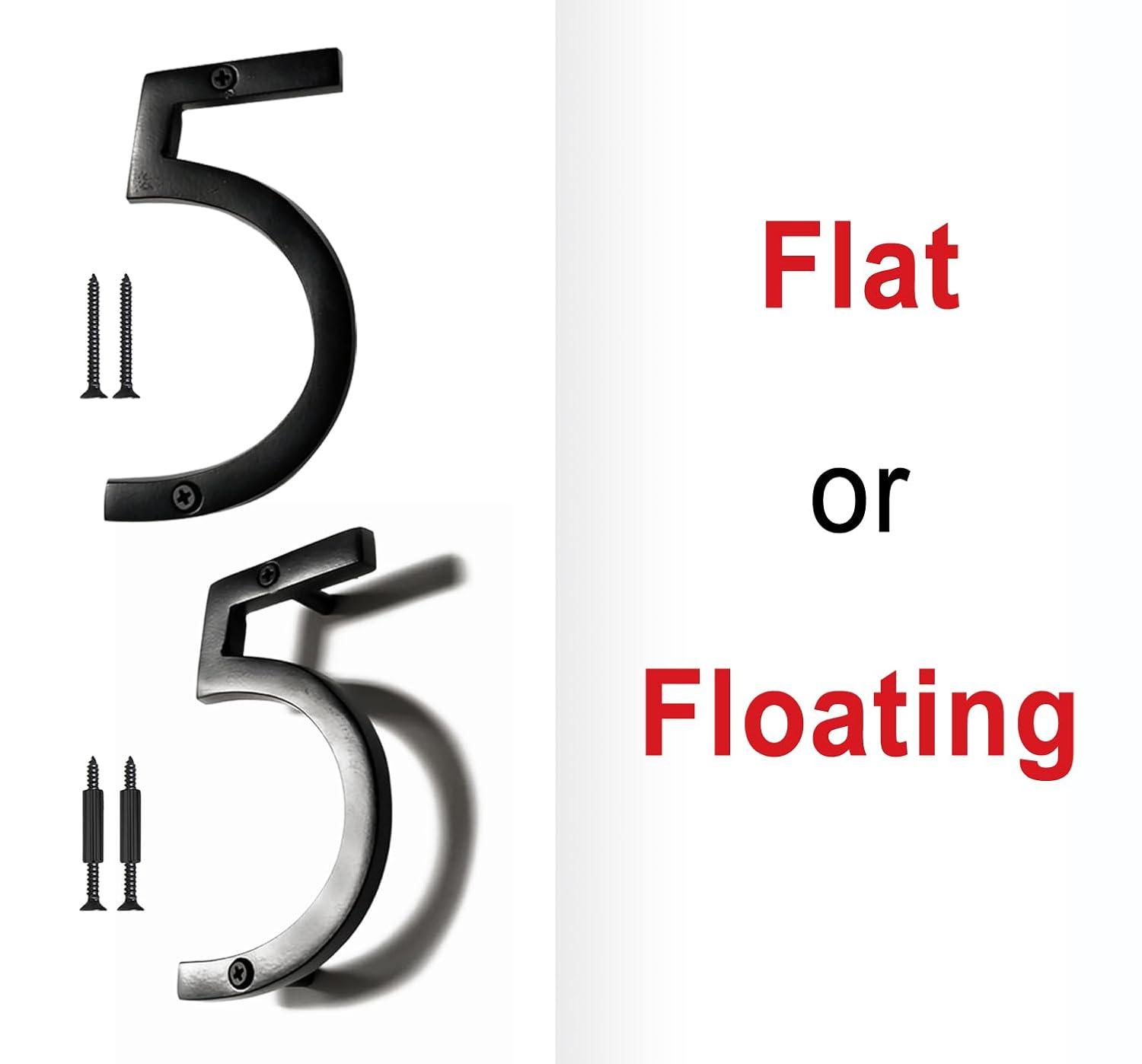 8'' H Metal House Number