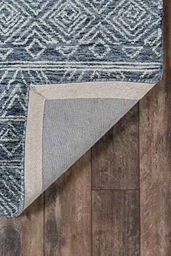 Momeni Geometric Contemporary Area Rugs, Blue