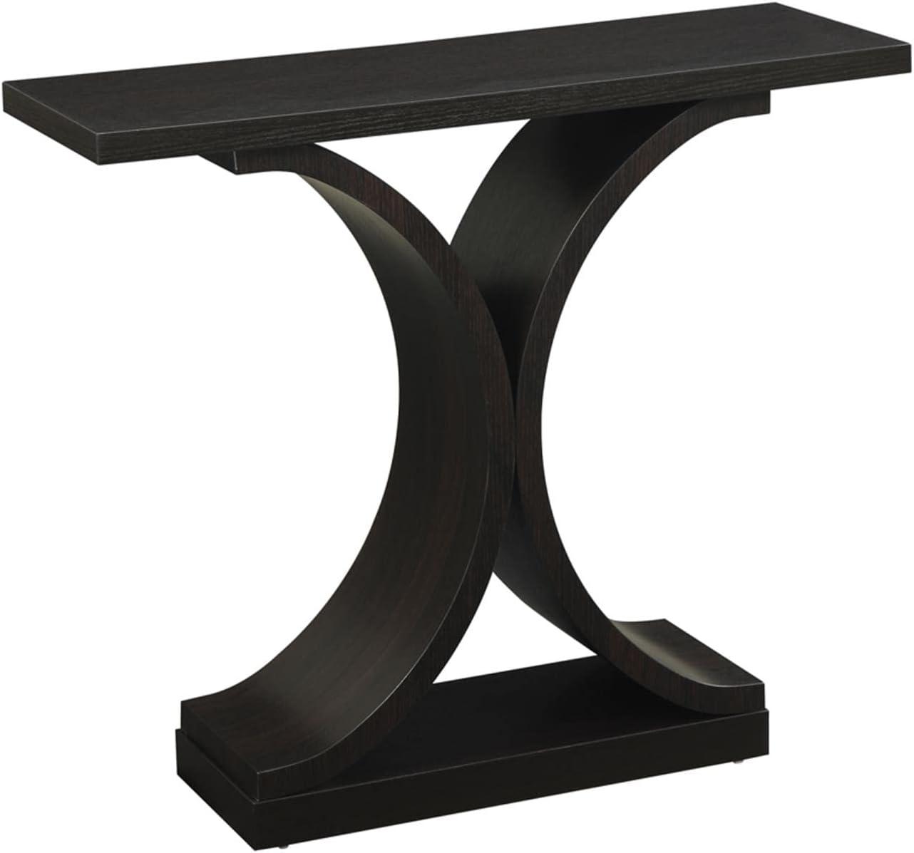 Newport Infinity Console Table, Espresso