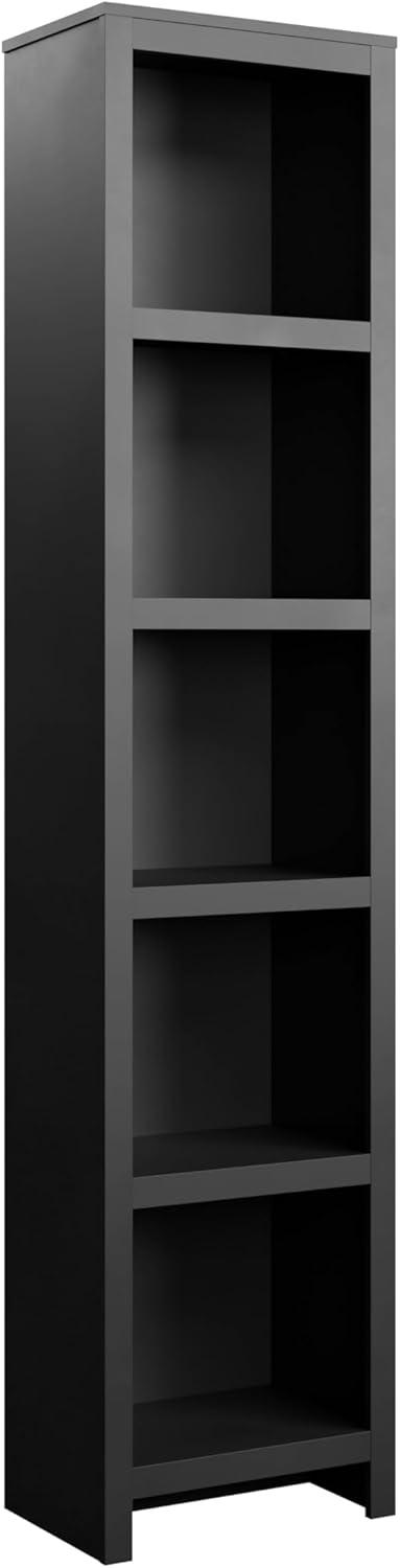 Prepac Tall 6-Shelf Bookcase, Drifted Gray