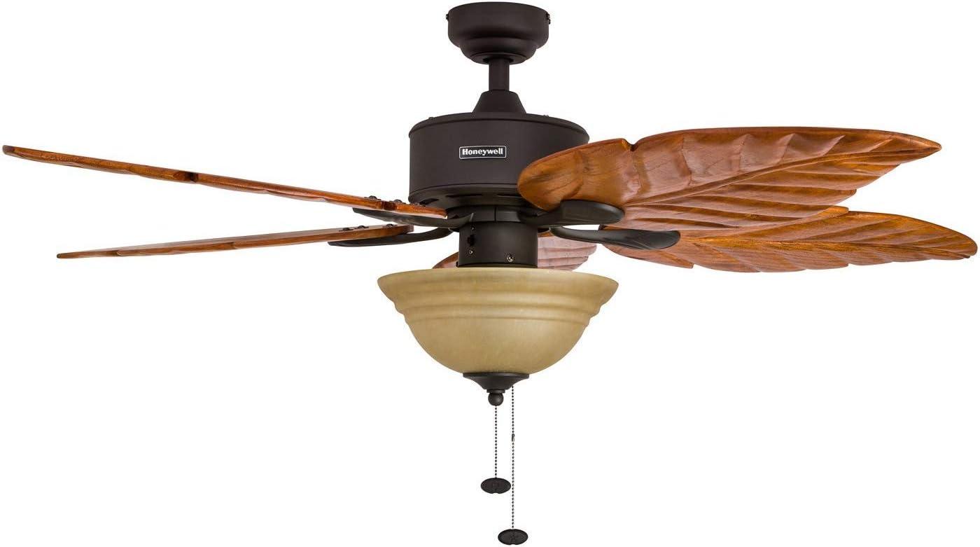 52" Royal Palm Tropical 5 Blade Ceiling Fan