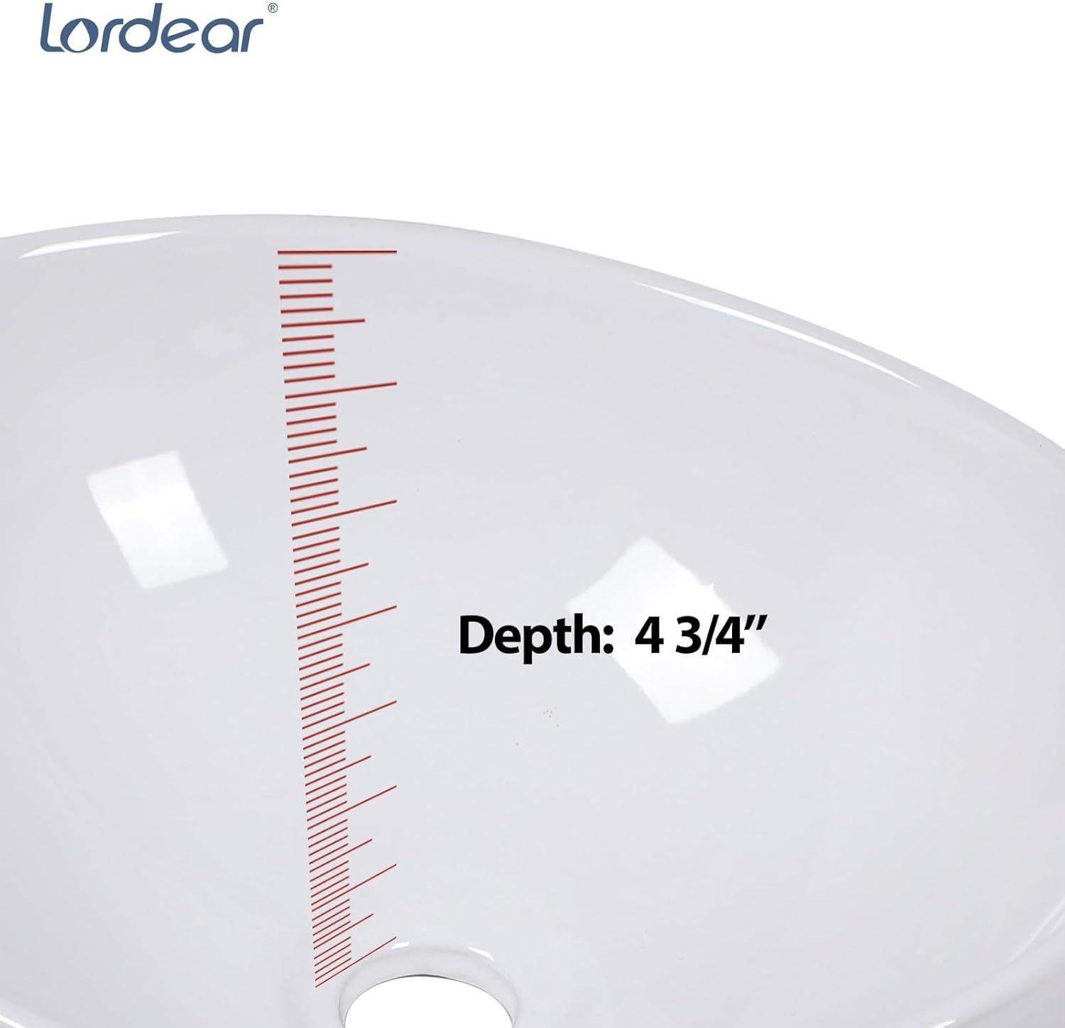 16" x 13" Oval Vessel Bathroom Sink White Bathroom Sink Ceramic Above Counter Sink Egg Shape Bowl
