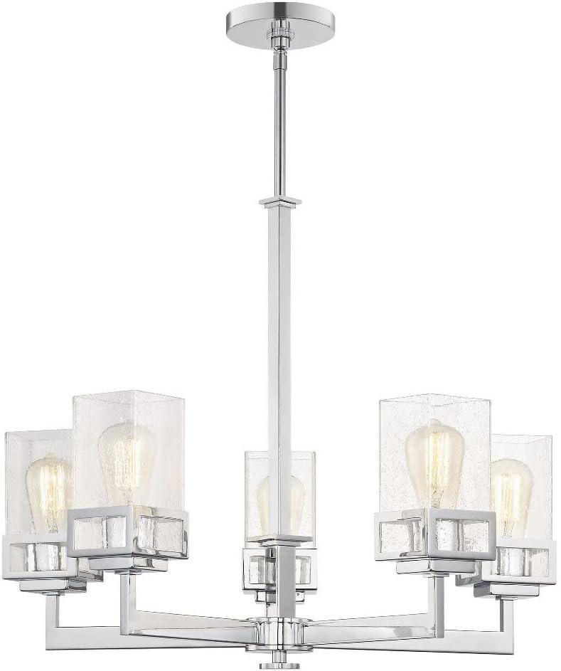 Livex Lighting Harding 5 - Light Chandelier in  Polished Chrome