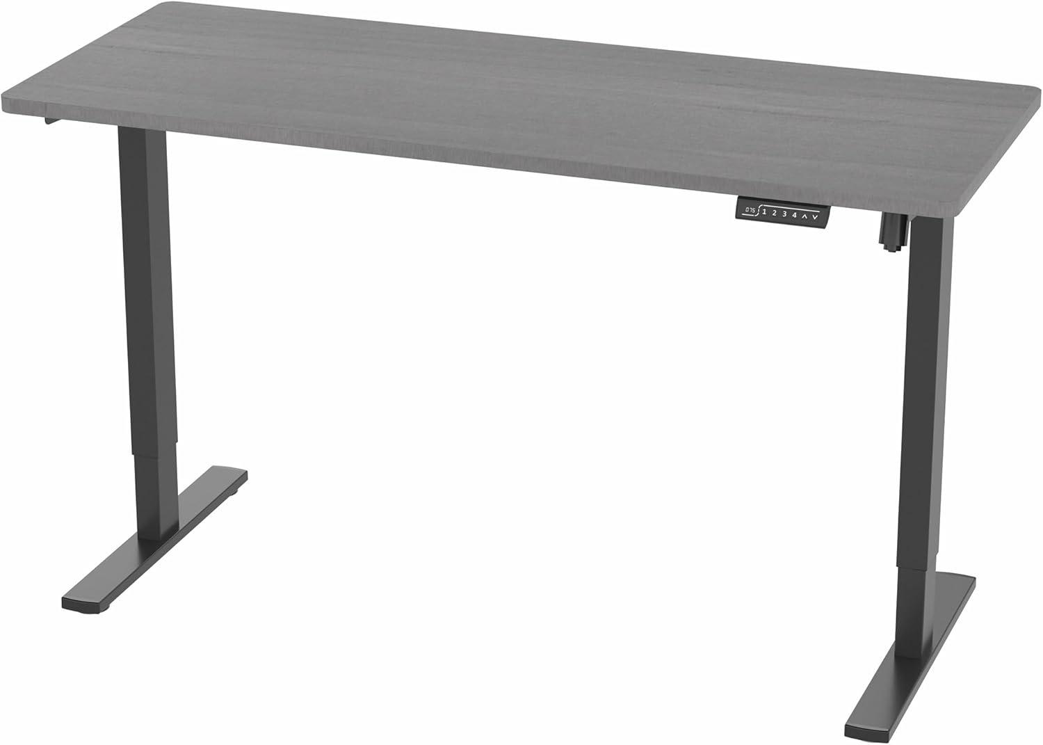 VIVO Single Motor Electric Desk with Push Button Memory Controller