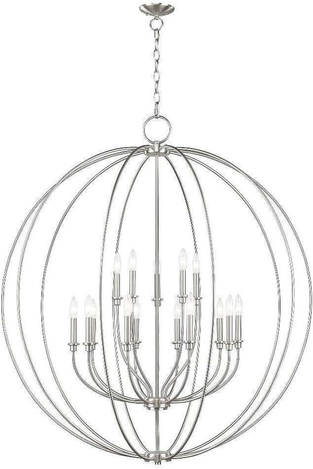 Livex Lighting - Milania - 15 Light Foyer Chandelier in Farmhouse Style - 42