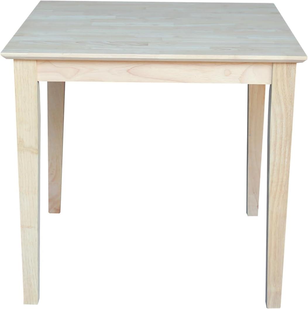 30" Square Solid Wood Tables - International Concepts