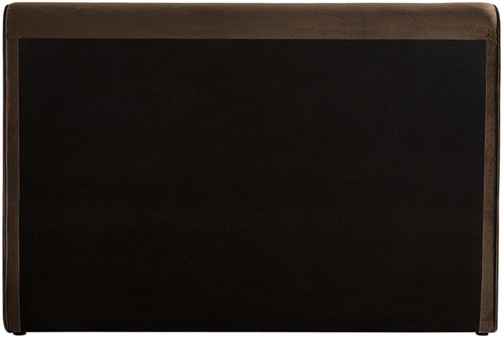 Meridian Furniture Sloan Brown Velvet Queen Bed