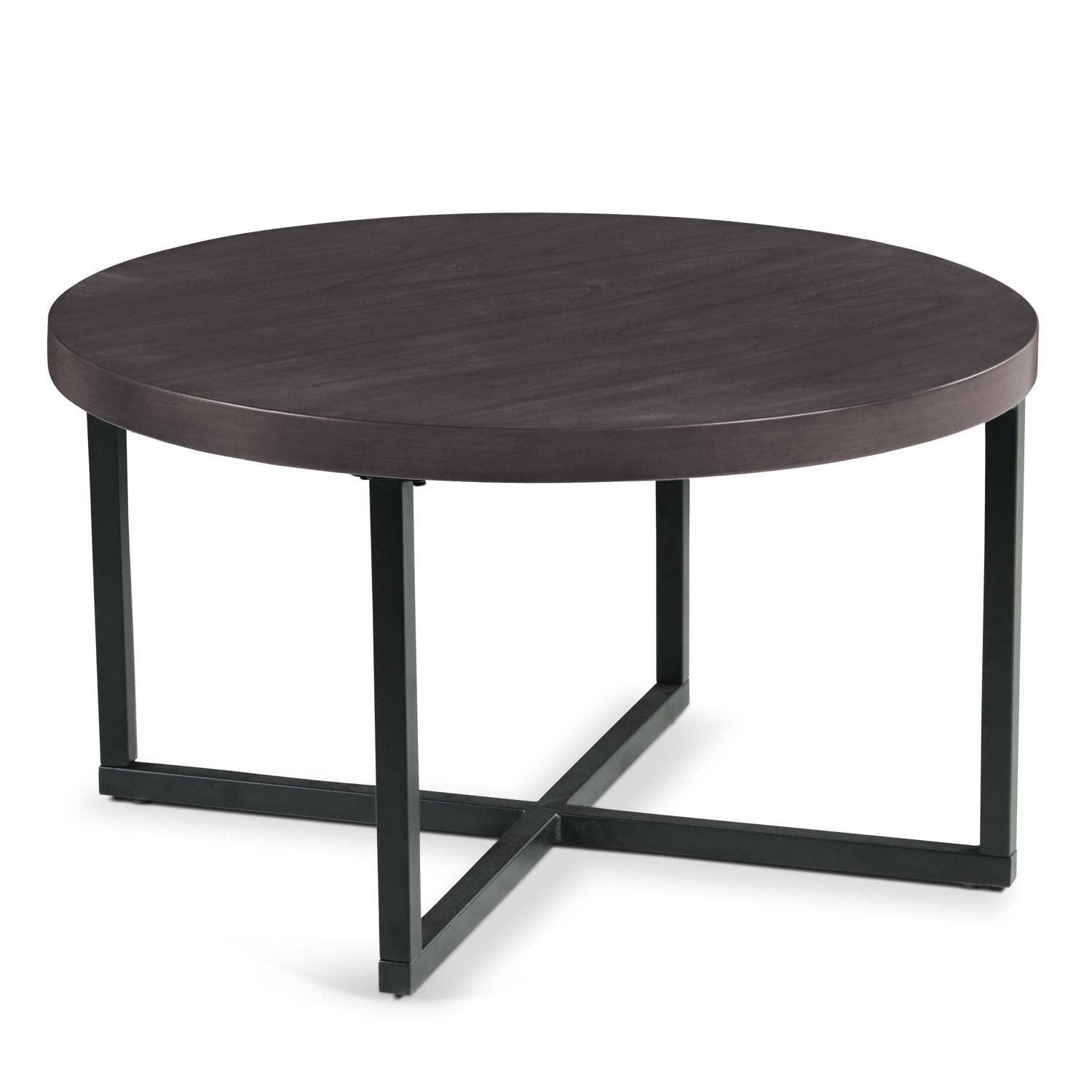 17 Stories Stannos 36" Round Coffee Table with 4 Stools
