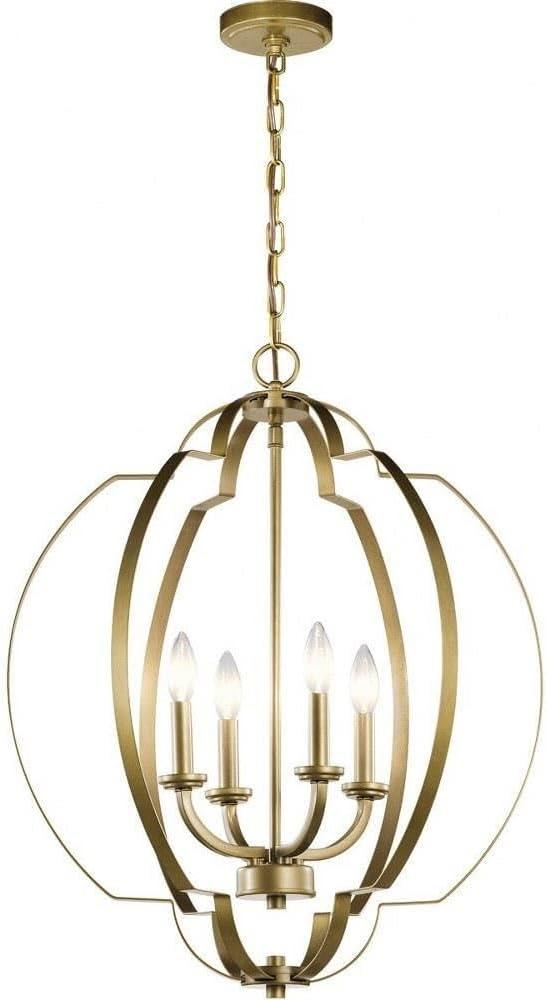 Voleta 26.25" 4 Light Foyer Pendant Black