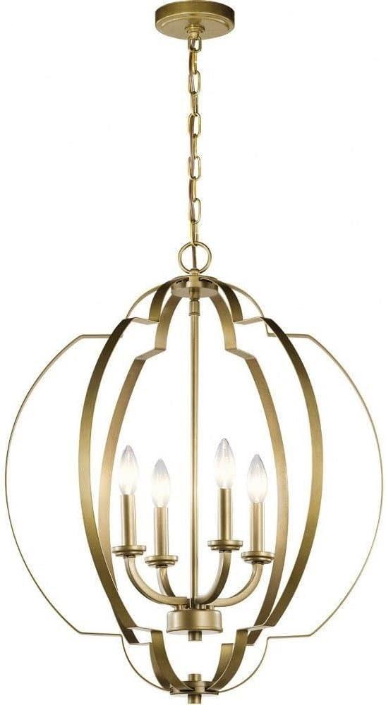 Kichler Lighting Voleta 4 - Light Pendant in  Natural Brass