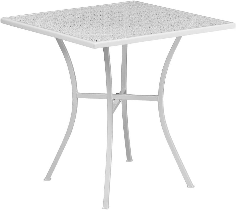 Flash Furniture Oia Commercial Grade Square Patio Table