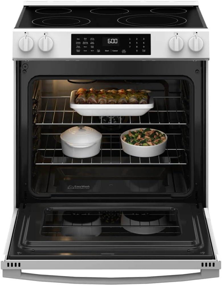 GE 30" Slide-In Electric Convection Range