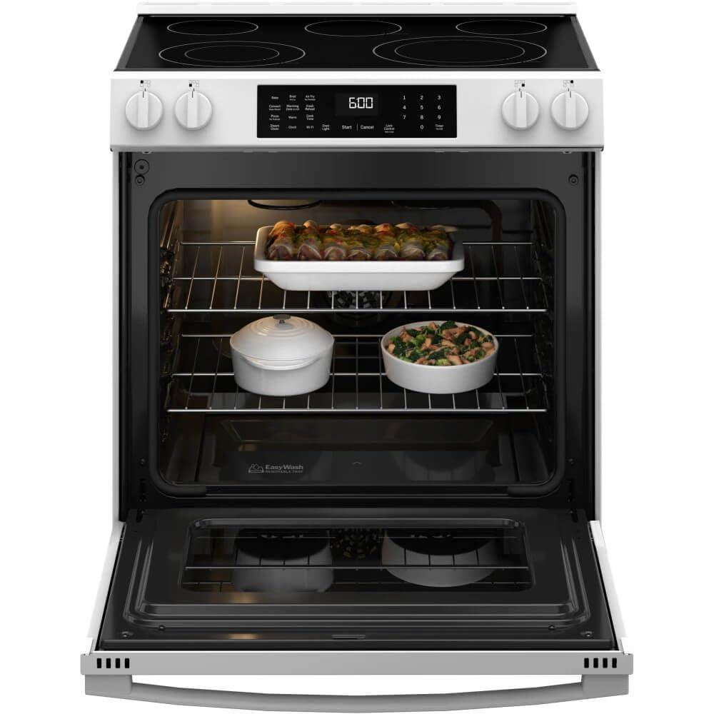 GE 30" Slide-In Electric Convection Range
