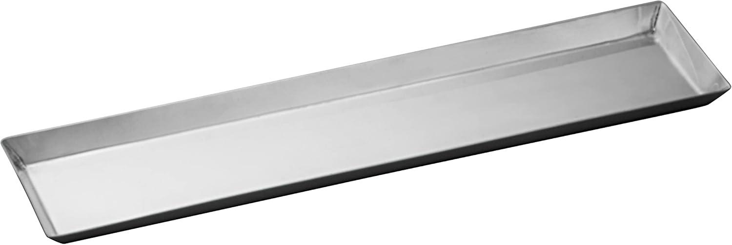 14'' Rectangular Stainless Steel Serving Tray