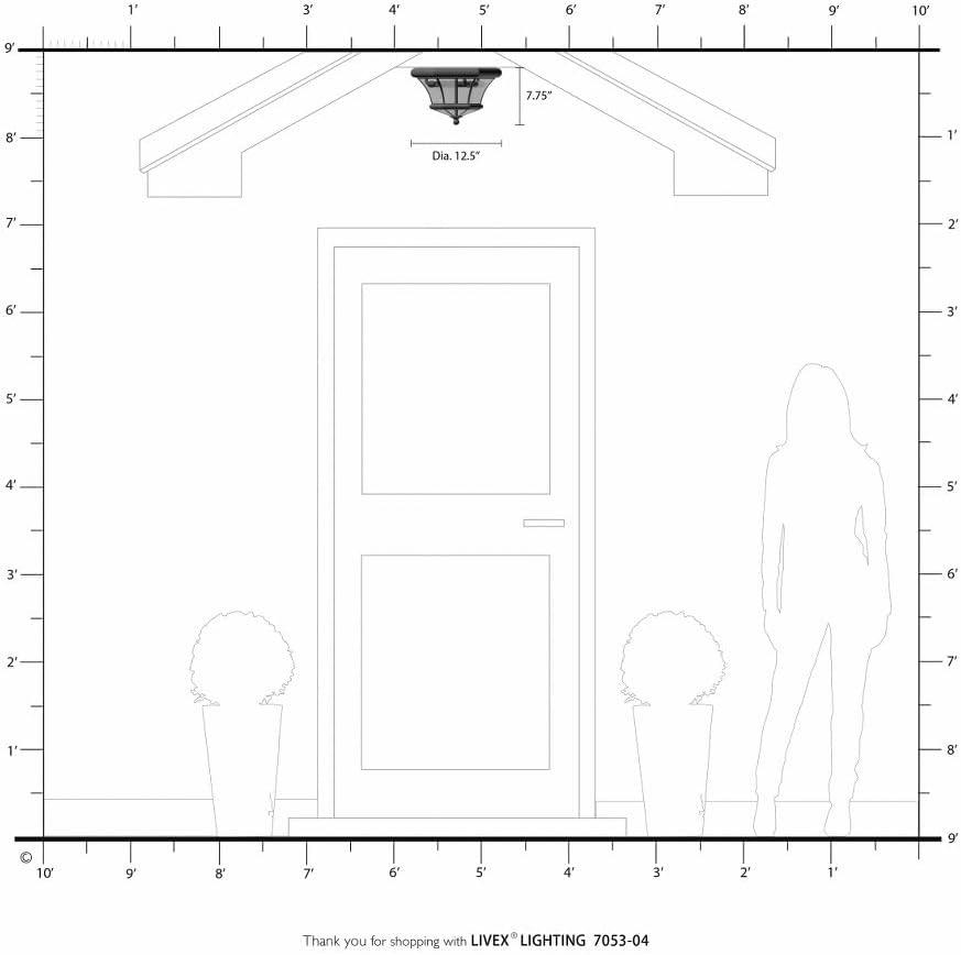 Livex Lighting Monterey/Georgetown 3 - Light Flush Mount in Brushed Nickel