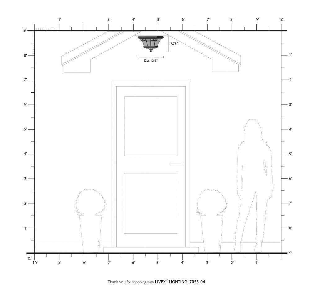 Livex Lighting Monterey/Georgetown 3 - Light Flush Mount in  Polished Brass