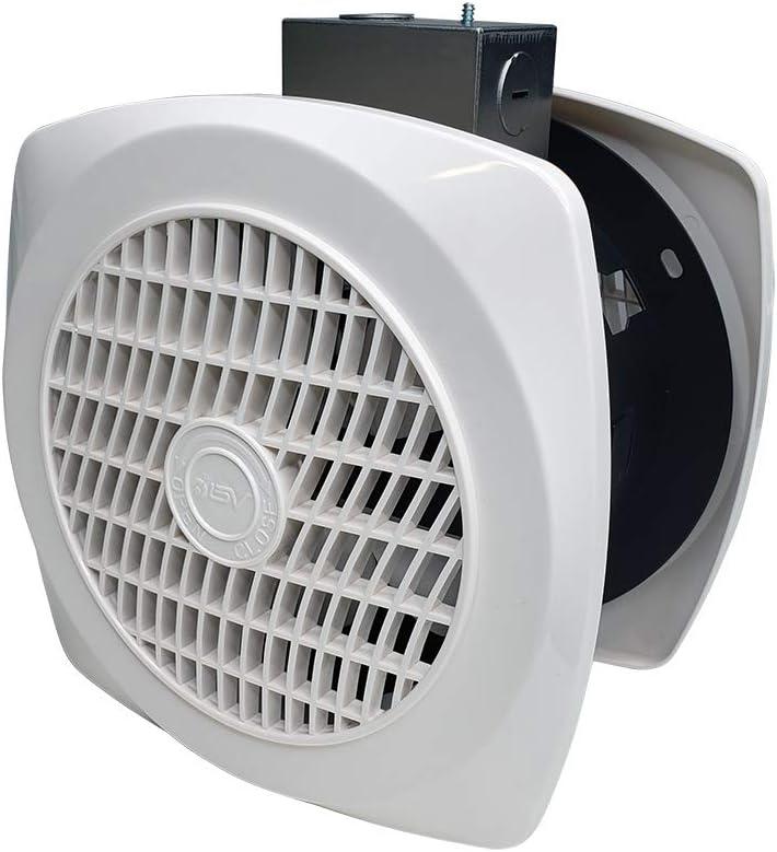 White Plastic Wall Mount Kitchen Exhaust Fan