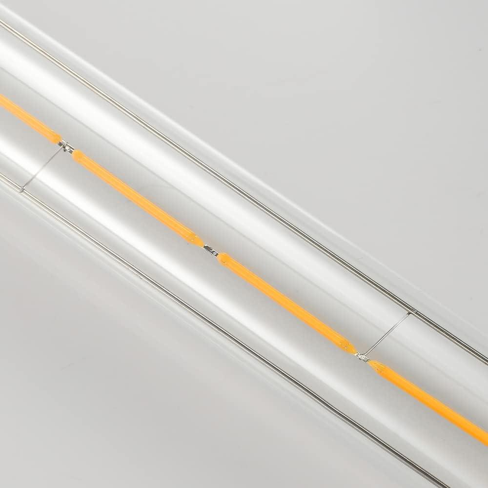 E26 LED Tubular Bulbs,Soft White 3000K,T10 Dimmable LED Bulb,8.9in Tube Edison Light Bulbs 4W Dimmable Tube Vintage Led Bulbs 40 Watt Equivalent,E26 Medium Base Lamp (4-Pack)