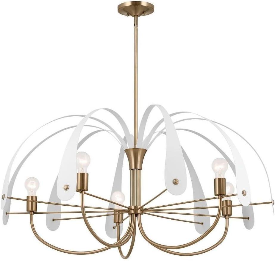 Kichler Lighting Petal 5 - Light Chandelier in  Champagne Bronze