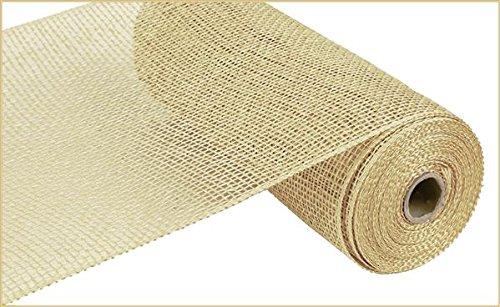 LKWLPD Decor Mesh PP Burlap Mesh 10 Inch X 10 Yards Decorative Wrapping Ribbon Poly Mesh Wrap for Home Party Christmas Decoration Olive