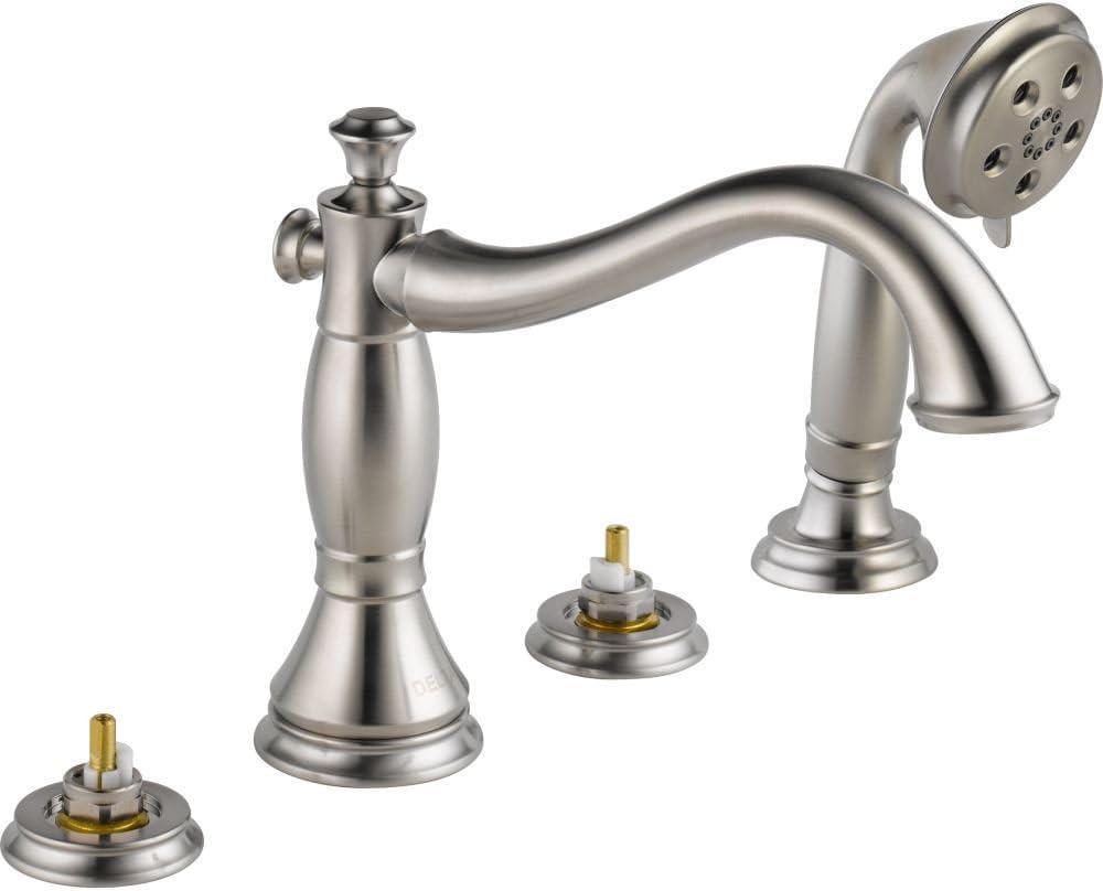 Cassidy Deck Mounted Roman Tub Faucet Trim with Diverter