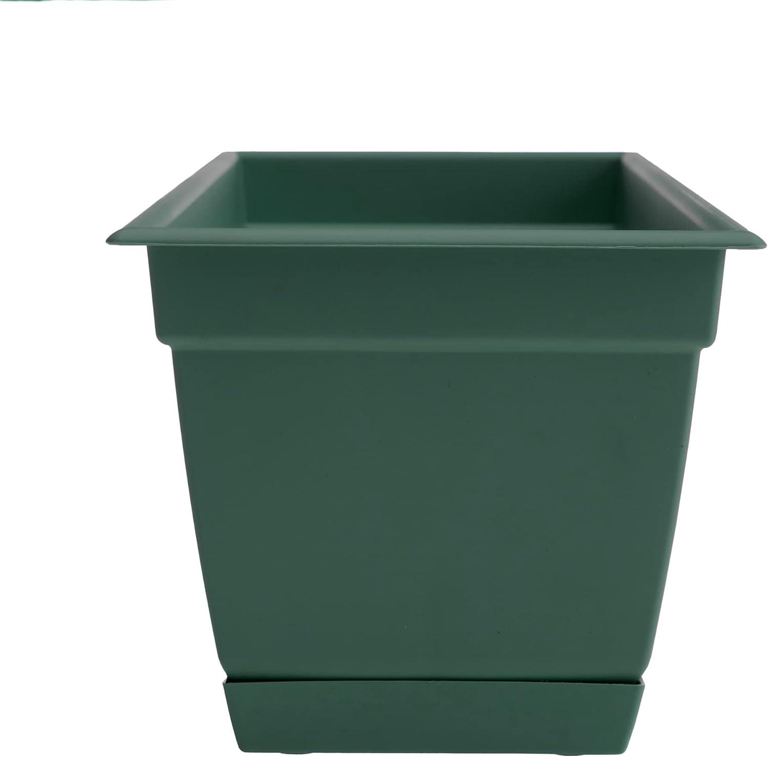 Bloem Dayton 6.87 in. H X 24 in. W Plastic Ocean Series Window Box Turtle Green