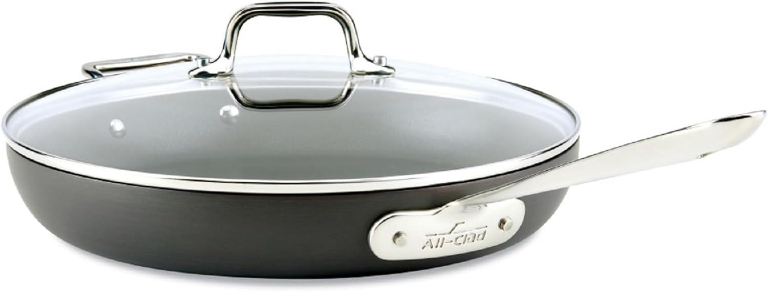 All-Clad ® HA1 Hard-Anodized Non-Stick 12" Fry Pan with Lid