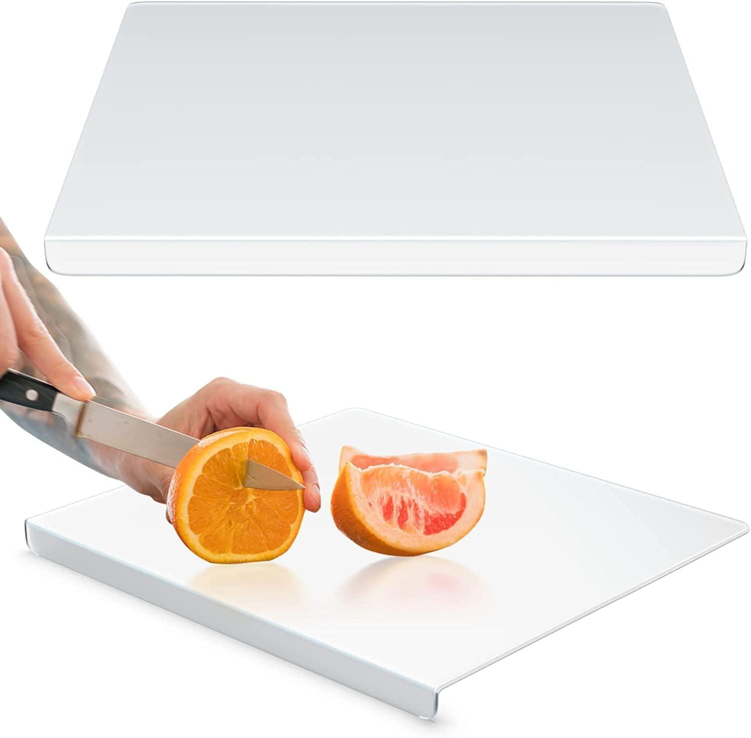 Clear Cutting Board for Kitchen with Lip with Non Slip 24" Wide x 18" Long AZM Displays