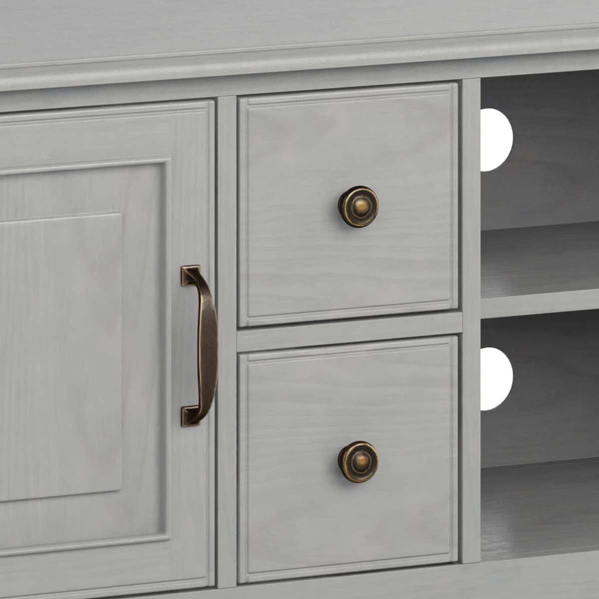 Simpli Home Connaught SOLID WOOD 72 inch Wide TV Stand For TVs up to 80 inches