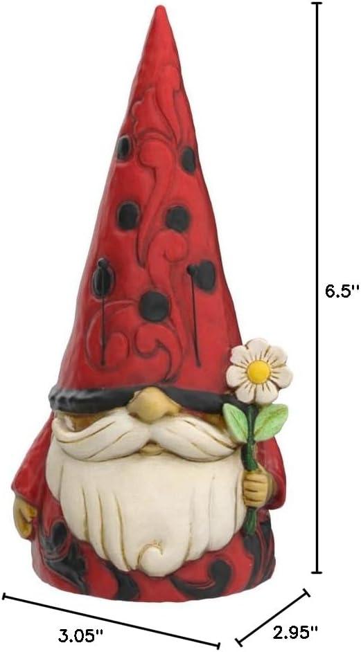 Enesco Jim Shore Heartwood Creek Ladybug Gnome Figurine